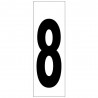 Numero Adhesivo 46x140 mm.   Nº 8