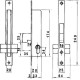 Cerradura Lince 5592         Hn/20 mm.