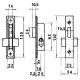 Cerradura Lince 5552 Aluminio   14 mm.