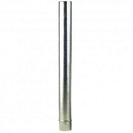 Wolfpack Tubo Estufa Acero Galvanizado Ø 120 mm, Ideal Estufas de Leña, Chimenea, Alta resistencia, Conducto Humos