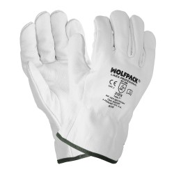 Guantes Trabajo Piel FLOR 8" C/Colgador (Par)