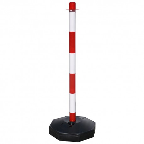 Poste Para Cadena Plastico 90 cm. Con Base