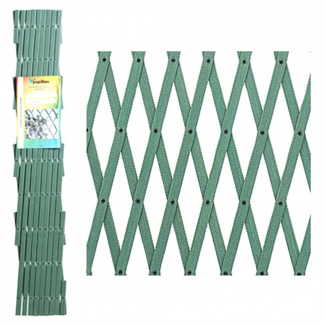 Celosia Pvc Verde Extensible 2x1 metros.