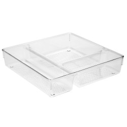 Organizador de Plastico Para Cajones "System Nº1"  23x23x5 cm.