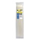 Brida Nylon 100%. Color Blanco / Natural 7,5 x 360 mm. 100 Piezas. Abrazadera Plastico, Organizador Cables, Alta Resistencia