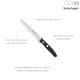 Cuchillo Aspen Verduras Hoja Acero Inoxidable 15 cm. Negro