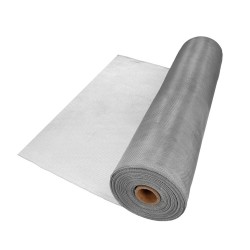 Tela Mosquitera Aluminio 18x14 Ancho 150 cm. Rollo 30 Metros. Malla Mosquitera Aluminio Anti Mosquitos, Antimoscas,