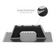 Peine Profesional Mango TPR 280x120 mm. Dientes 8 x 8 mm.