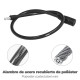 Cable Bicicleta Con Llave 12 mm. x 80 cm.