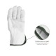 Guantes Piel FLOR  11" Con Colgador (Par)