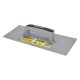 Talocha Plastico 35 x 15 Cm. Base almenada Gris