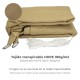 Toldo Vela Sombra Jardin Cuadrada 3,6x3,6 metros Beige