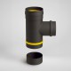 Te con Tapa Estufa Pellet Vitrificado Ø80 Mm  90°