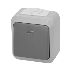 Pulsador Con Tapa y Con Luz