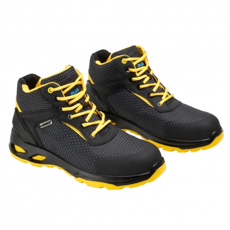 Bota Seguridad Maurer S3 Modelo Amerina Antideslizante con Suela Resistente a los Hidrocarburos. Talla 42.