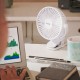 Ventilador Con Clip Sobremesa Ø 15 cm. Recargable