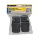 Trampa ratones plastico 9.5 x 4.7 cm. (Bolsa 2 unidades)