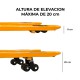 Transpaleta De Almacen Ruedas Poliuretano 2,5 T.