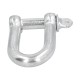 Grillete Recto Galvanizado 6 mm. 1/4" Uso Domestico