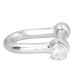 Grillete Recto Galvanizado 20 mm. 3/4" Uso Domestico