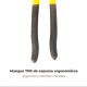 Tenazas Apertura Múltiple Negra 180 mm. Mangos Plastificados DIN 8976. Pico De Loro, Alicates Extensibles, Tenazas Fontanero