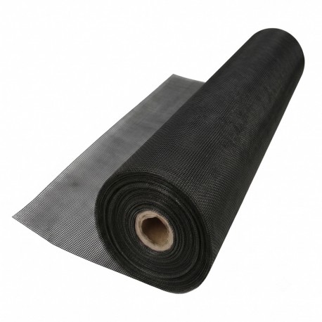 Tela Mosquitera Fibra Vidrio Gris 18x16 Ancho 80 cm. Rollo 50 Metros. Malla Mosquitera Fibra Vidrio Anti Mosquitos, Antimoscas,