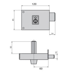 Contera Escalera Tubesca 300 8,0x3,0 (Blister 2 Unidades)