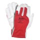 Guantes Piel / Lona Con Colgador 10" (Par)